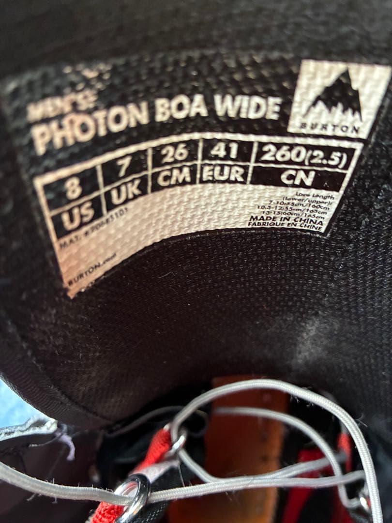 Burton バートン photonフォトンBOA WIDE