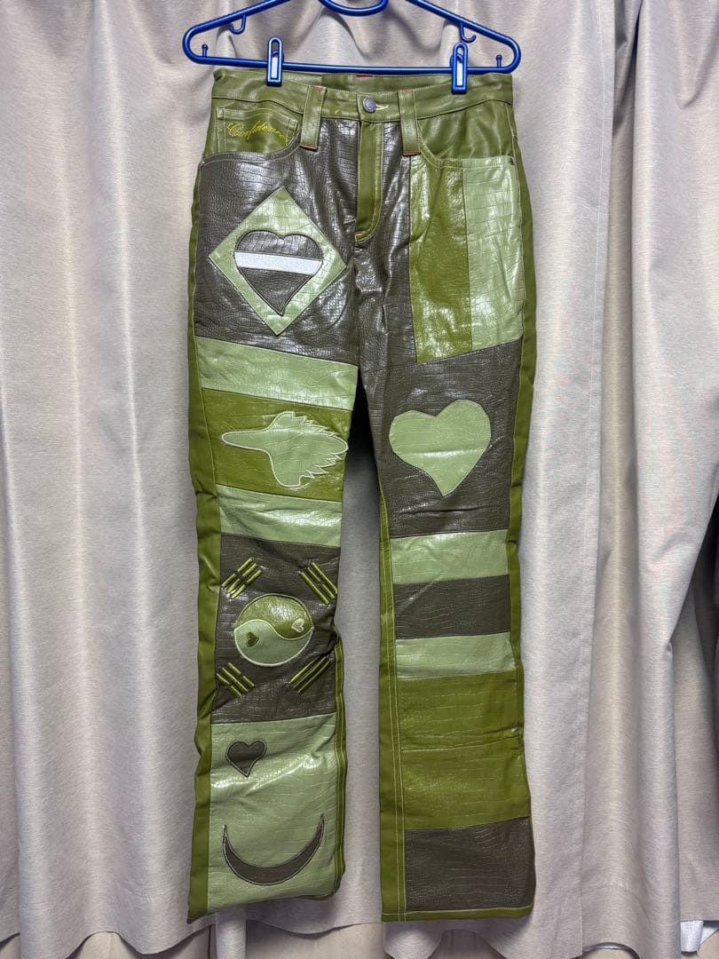 When Smoke Clears パッチワークパンツ　サイズ28