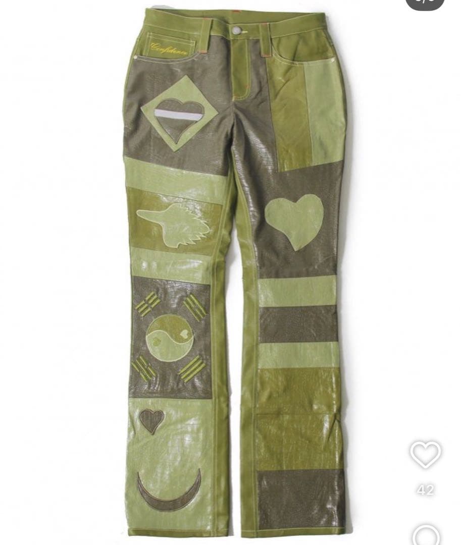 When Smoke Clears パッチワークパンツ　サイズ28