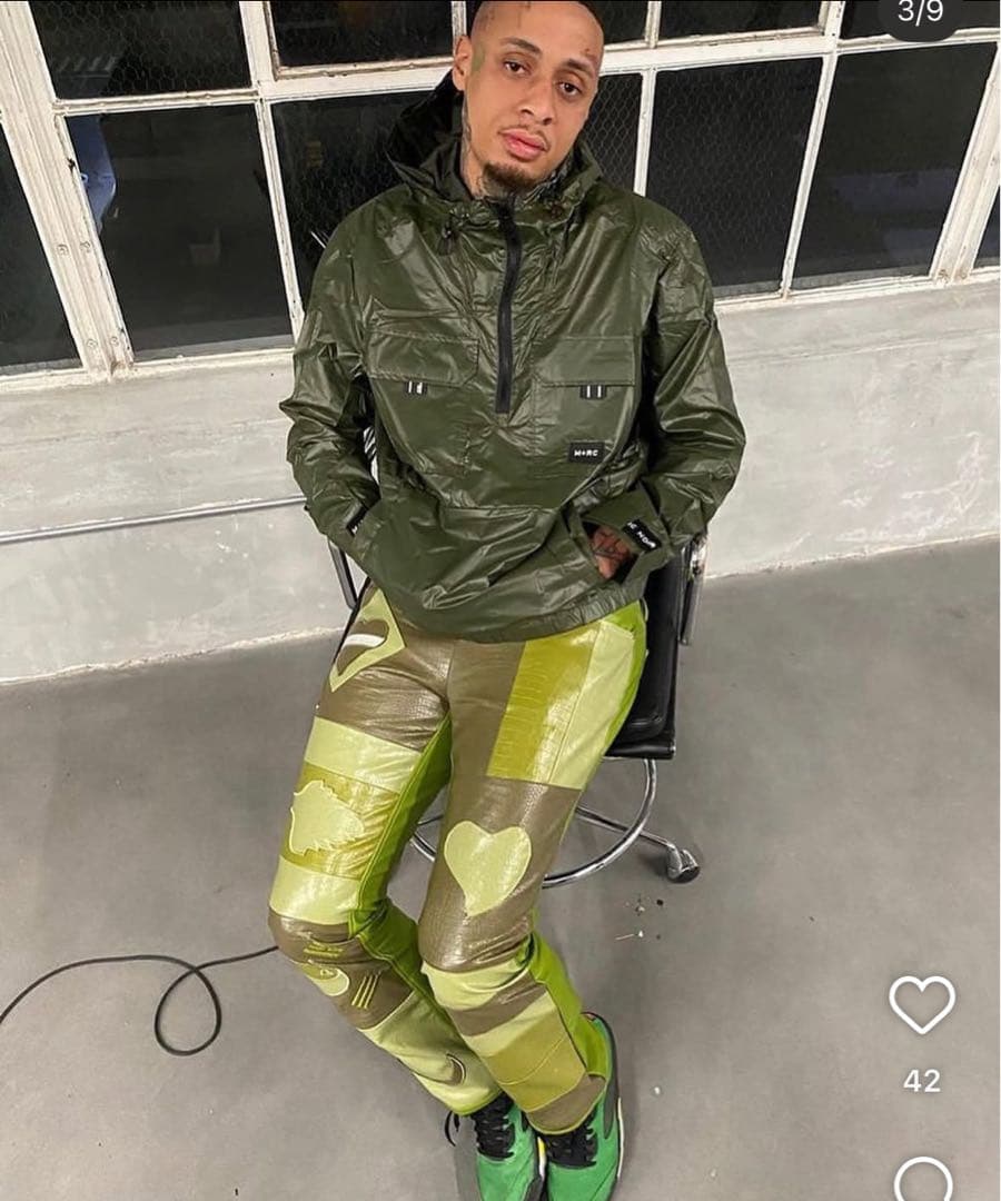 When Smoke Clears パッチワークパンツ　サイズ28