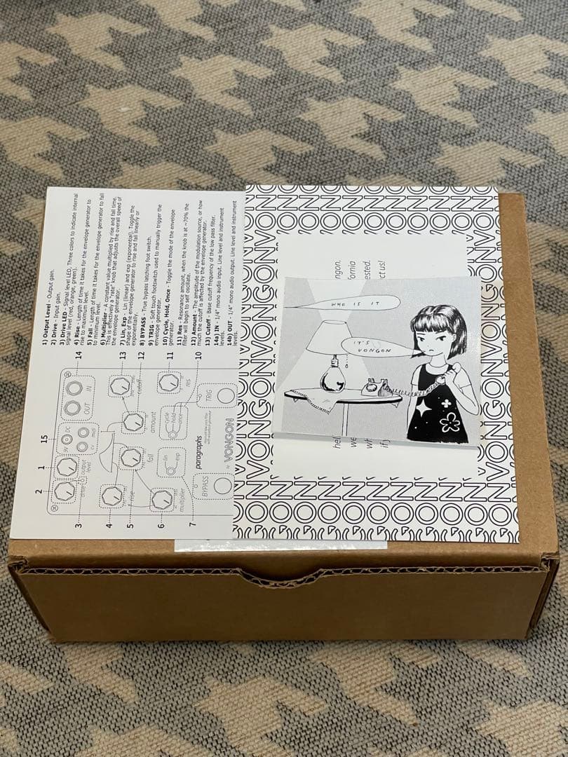 VONGON paragraphs ローパスフィルター