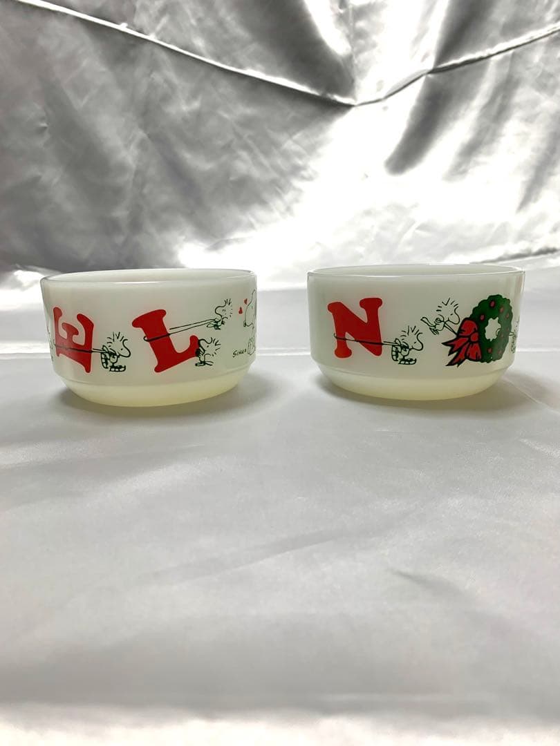 ファイヤーキング　Xmas　スヌーピー　 Noel マグ・ボウルset