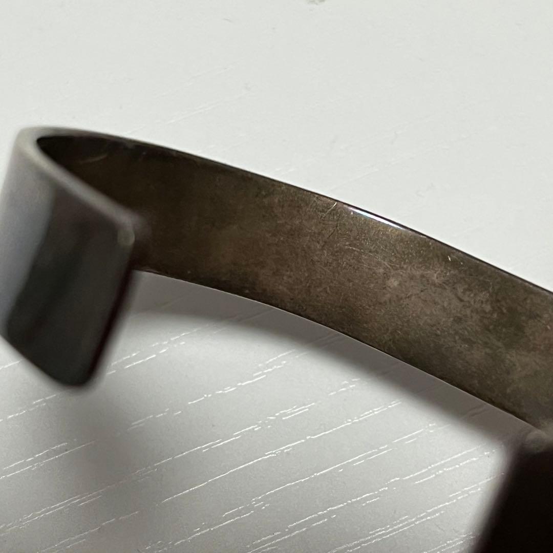 ゴローズ goro's 金イーグルメタル付き平打ちバングル ブレス Lサイズ