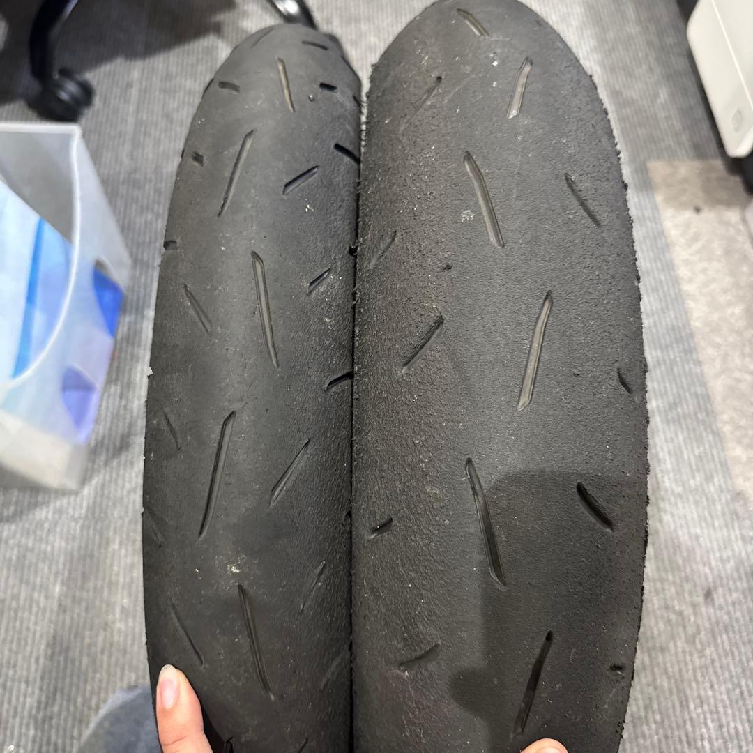 DUNLOP KR410 90/80R17 115/70R17 2本セット