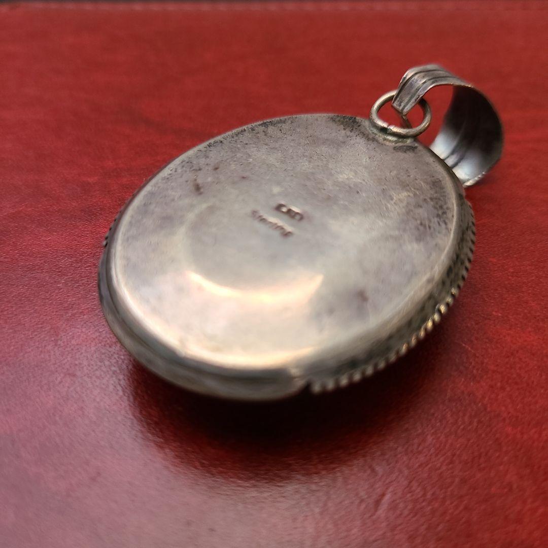 おおぶり28g 希少ホワイトバッファロー ペンダントトップ