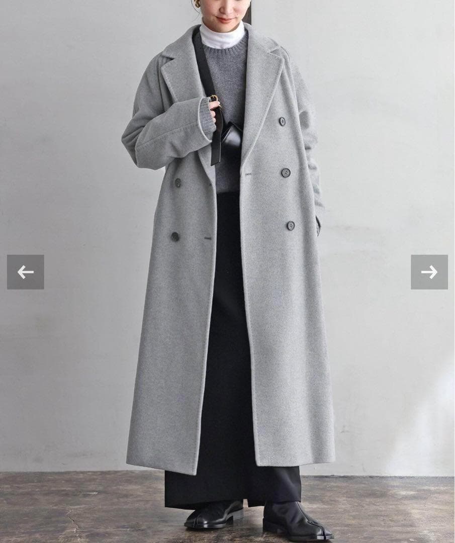 23AW 極美品✨everyday i like. ロングダブルコート