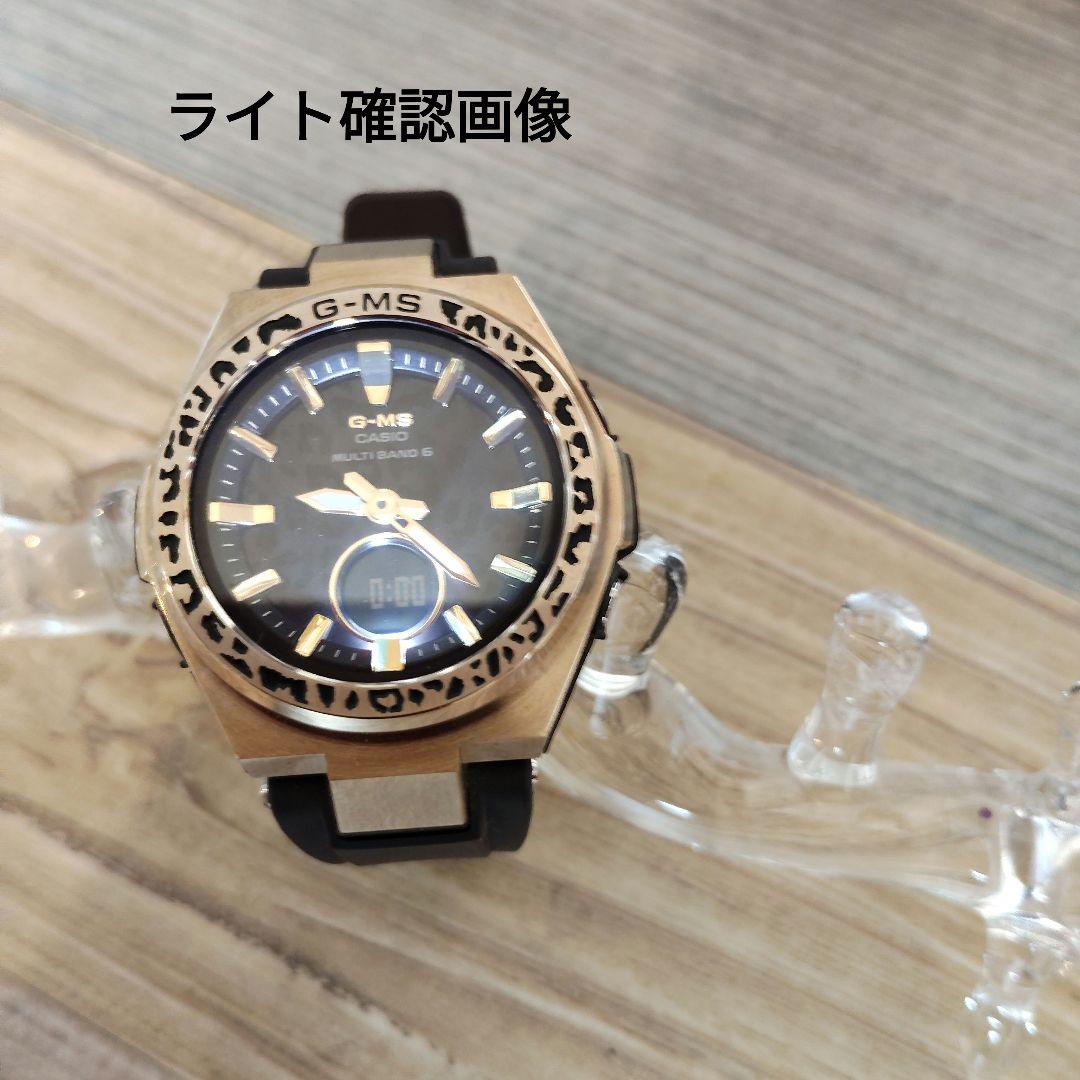 入手困難美品 MSG-W200WLP-5AJR レオパード柄 ヒョウ柄ソーラー