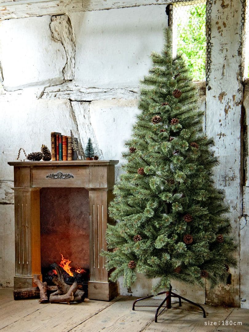 Alsace 150cm クリスマスツリー 松ぼっくり付き