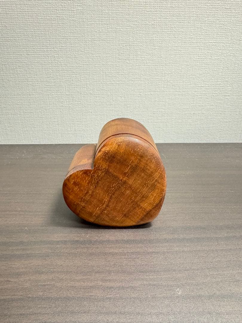 C1000キャンペーン/本田翼プレゼント/ハート型木製アクセサリーケース