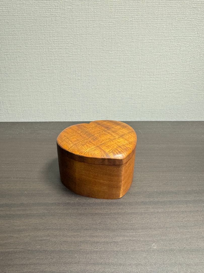 C1000キャンペーン/本田翼プレゼント/ハート型木製アクセサリーケース