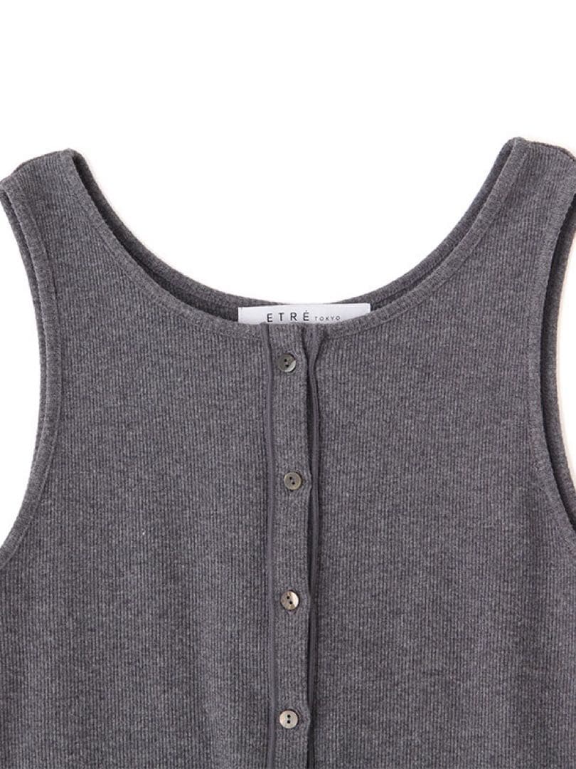 ETRE TOKYO 新作 完売 フロントオープンタンクトップ レイヤード 新品