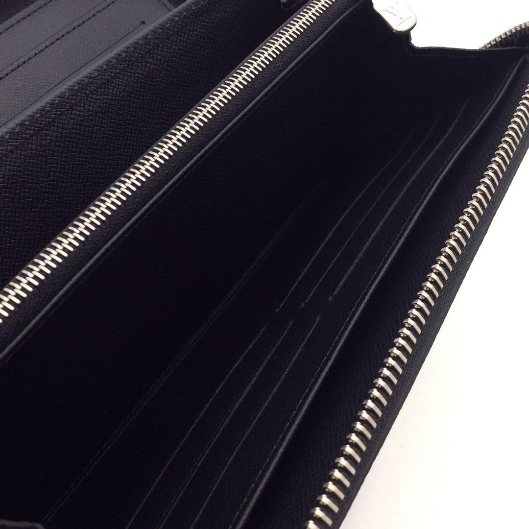 ルイヴィトン タイガ メンズ 黒 長財布 ジッピーオーガナイザーNM 新型