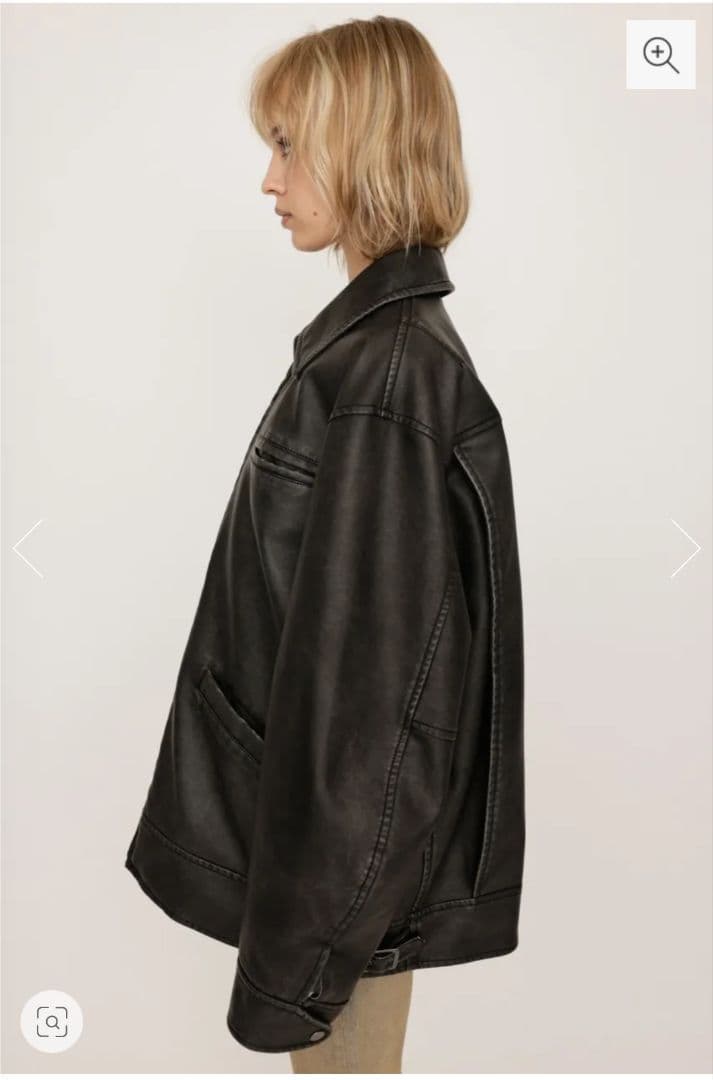 SLY♥VINTAGE BOXY F／LEATHER ジャケット