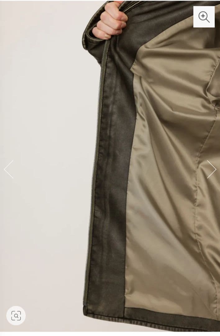 SLY♥VINTAGE BOXY F／LEATHER ジャケット