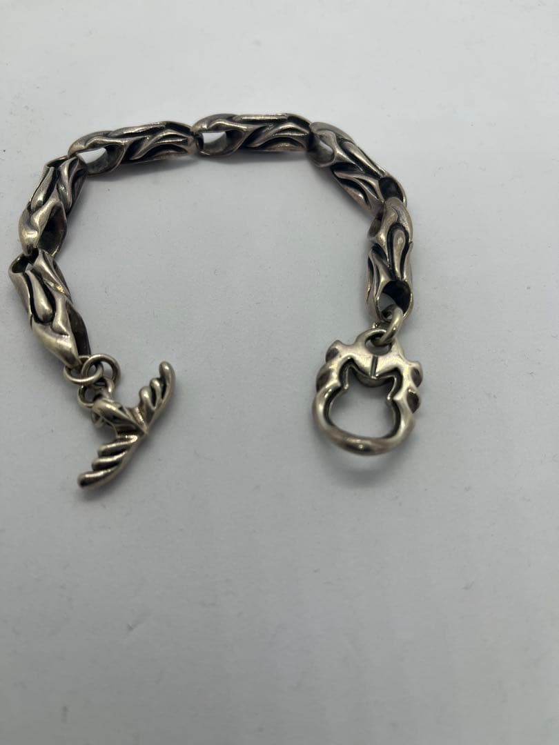 シルバー925 リンクチェーン ブレスレット 約20cm