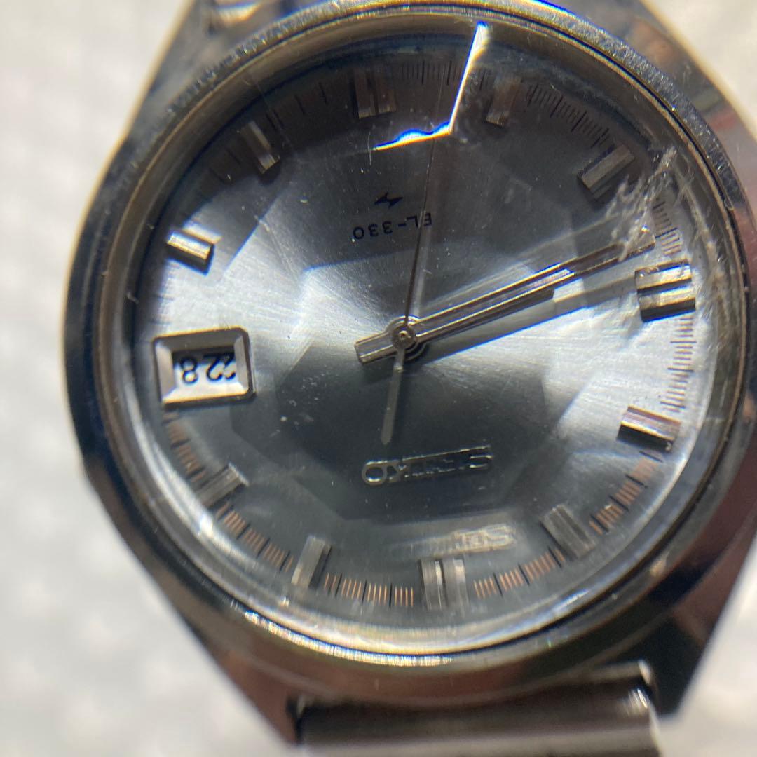 セイコー　EL 330 電磁テンプ式　カットガラス