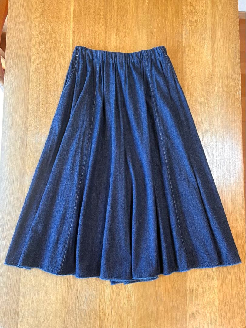 ババグーリ　柔らかで軽い着心地のデニムセットアップ　ヨーガンレール