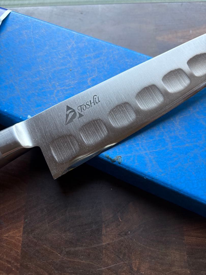 刀舟技研　Toshu 牛刀　180mm 包丁　ディンプル　洋包丁　ステンレス