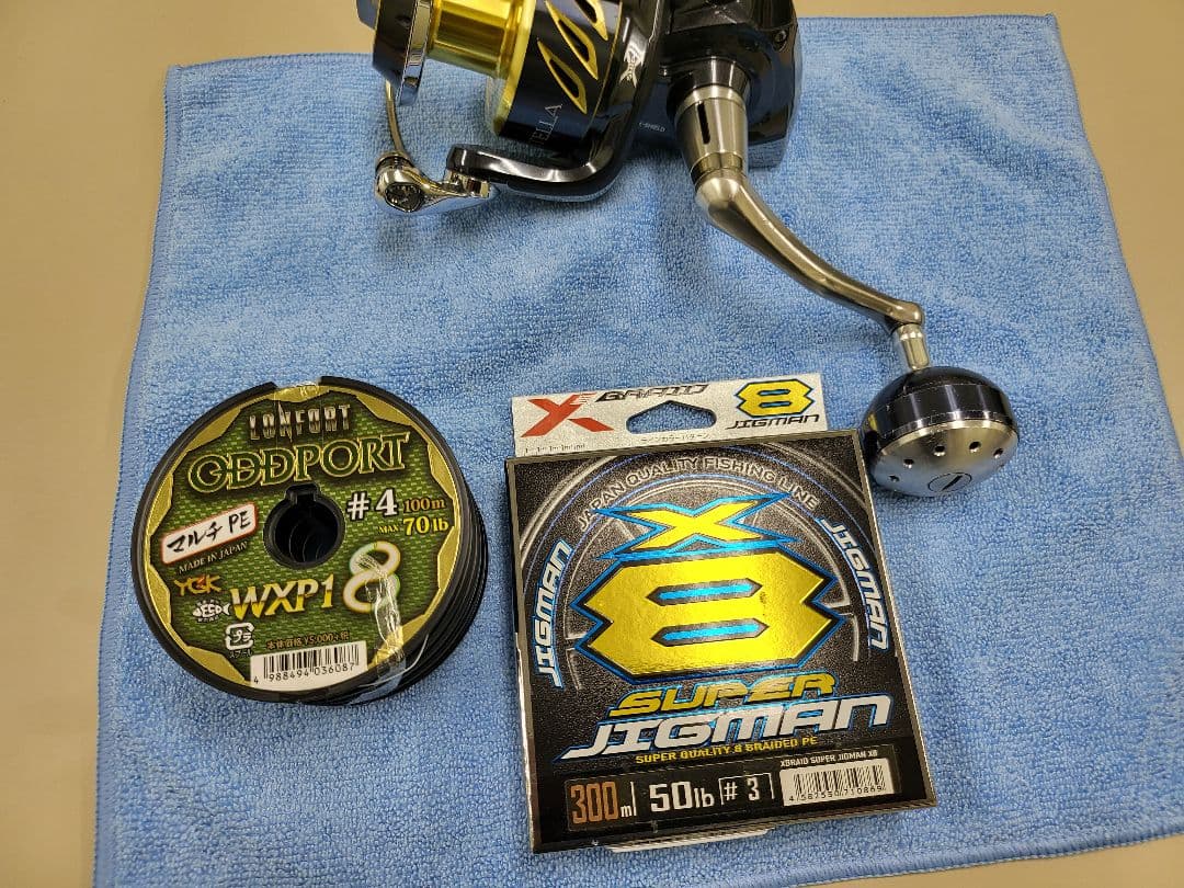 シマノ 13ステラSW 8000HG(箱無し) リブレ PEライン2種類付き