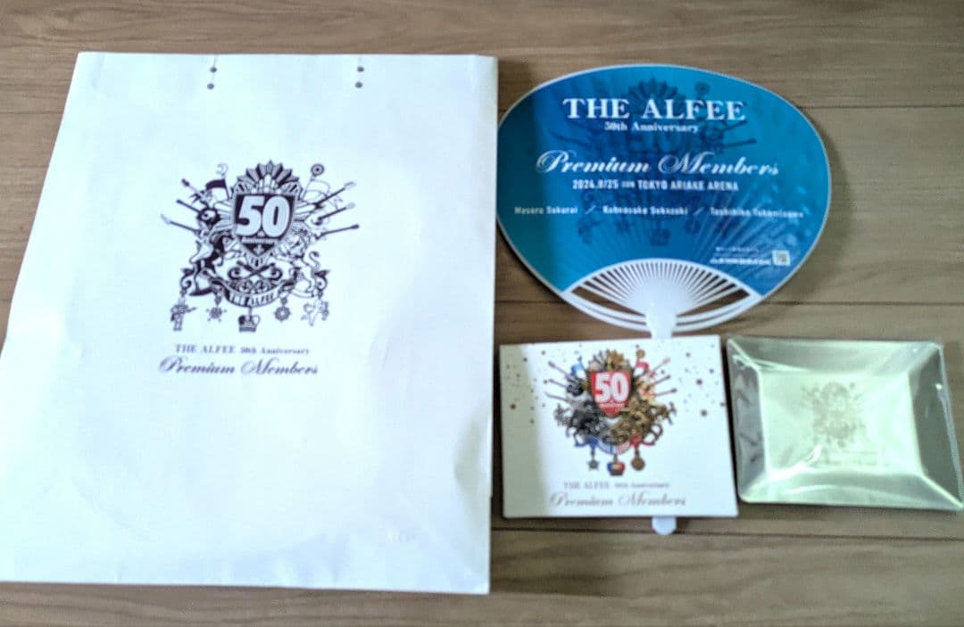 THE ALFEE 50周年プレミアムメンバーズDVD6枚+記念品(おまけ)
