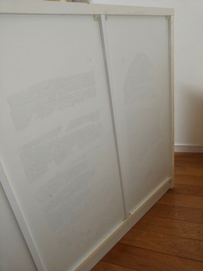 【送料込】ホワイトキャビネット 収納付き　ニトリ　キッチンボード　カップボード