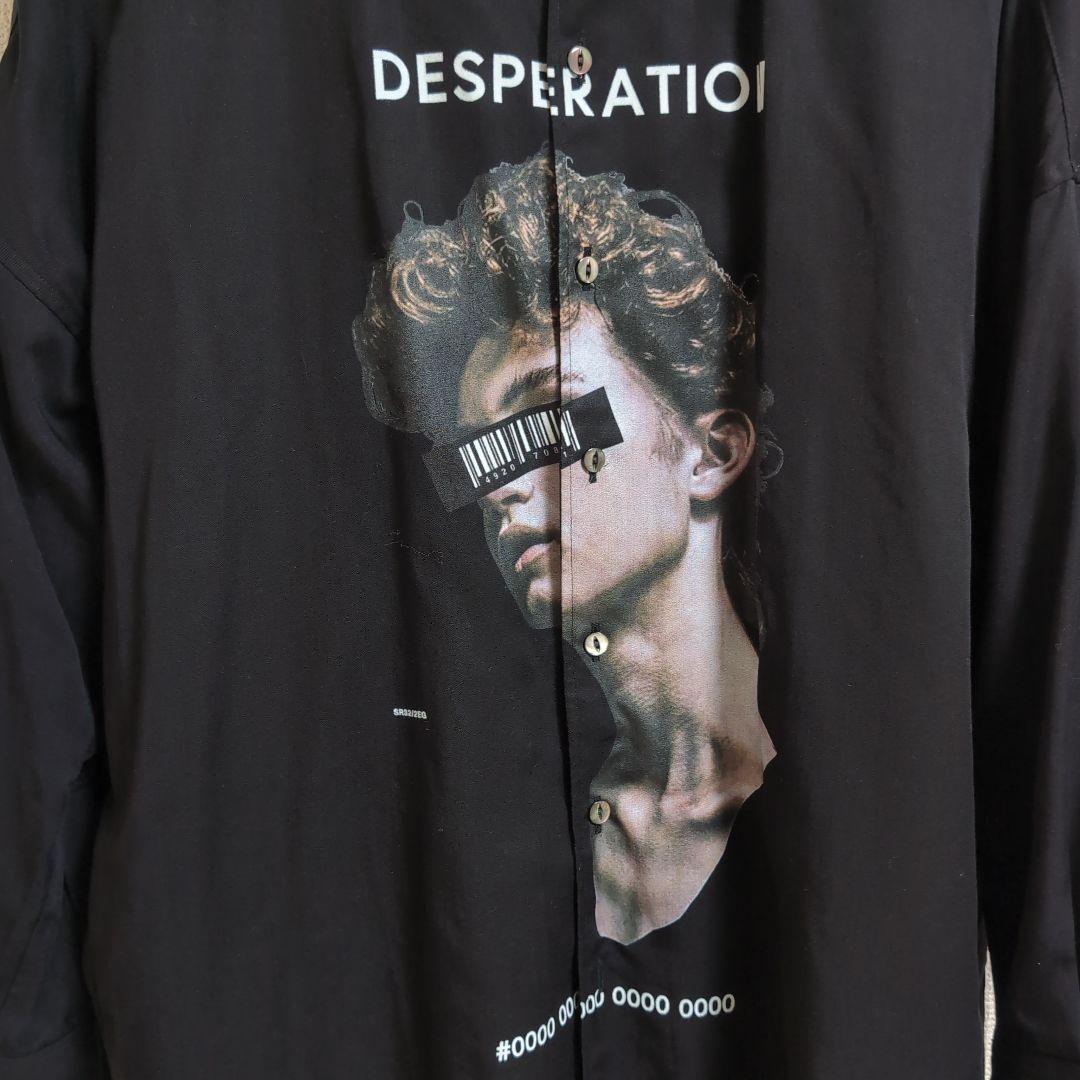 【専用】SHAREEE 黒 長袖シャツ グラフィックプリント