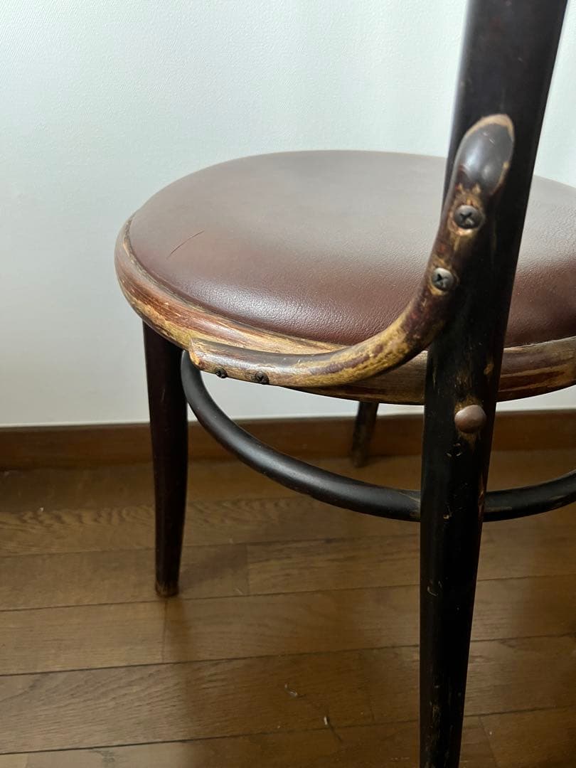 【アンティークチェア】希少 2脚セット チェコスロバキア製 レトロ モダン