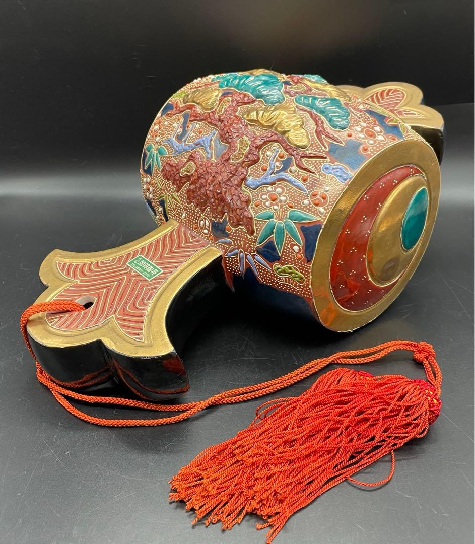 c299 九谷焼　加賀陶苑　小槌　縁起物