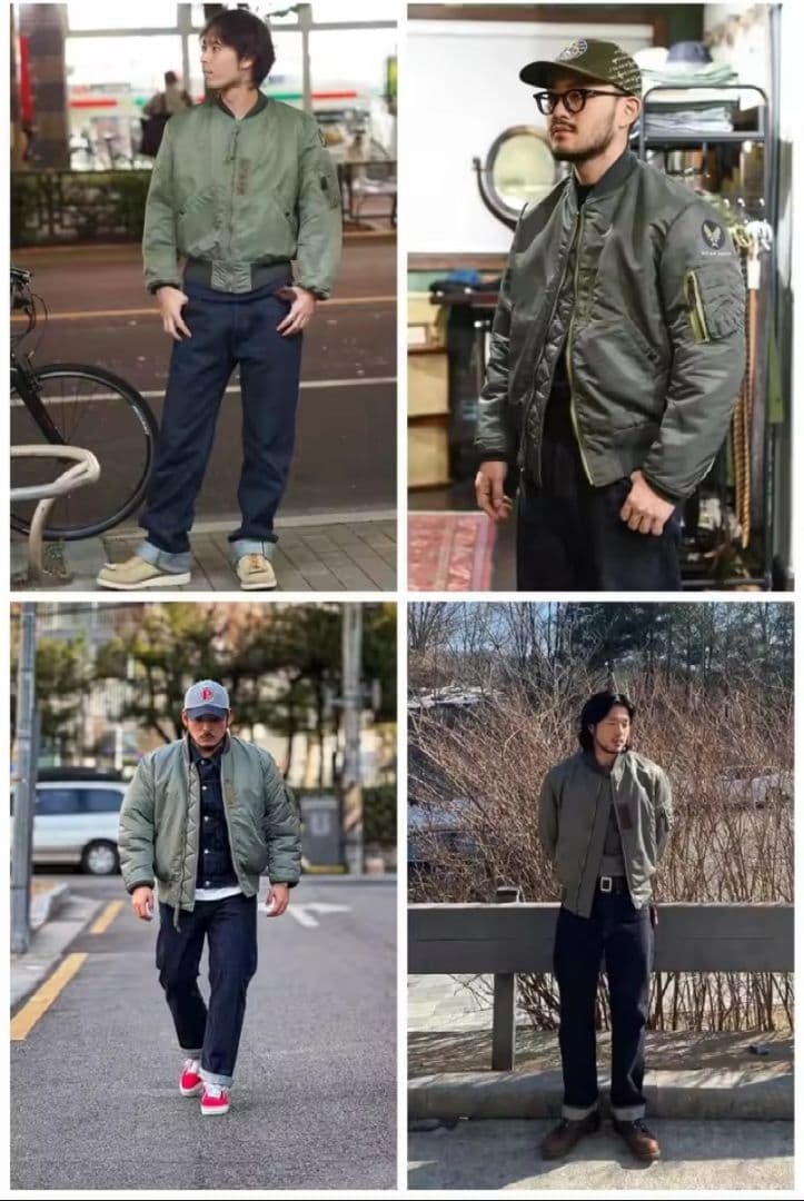 お取り寄せ商品 M *WII USAF 2025 MA1セージグリーン