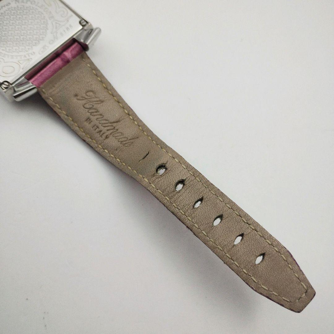 良品＆希少 ガガミラノ レディース 腕時計 ナポレオーネ ピンクベルト