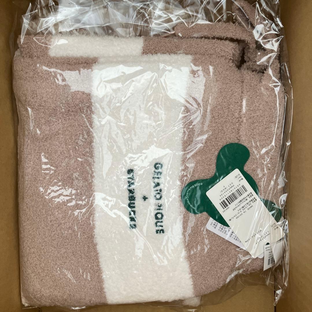 ジェラートピケ　ベージュ　スタバ　ルームウェア　コラボ　セット