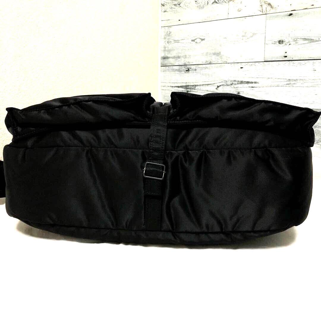 美品✨人気 ポータータンカー ヘルメットバッグ メッセンジャー A4可 ブラック