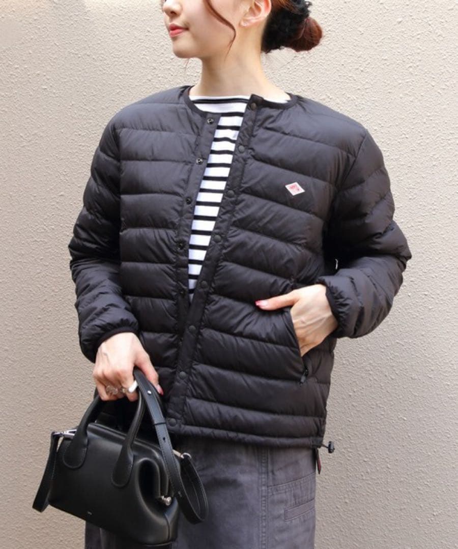 DANTON ダウンジャケット 36 黒