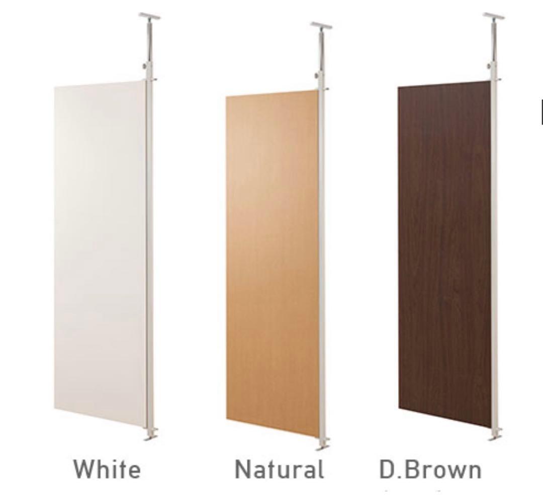 て*じ様 ホワイト　ツッパリ式パーティションボード