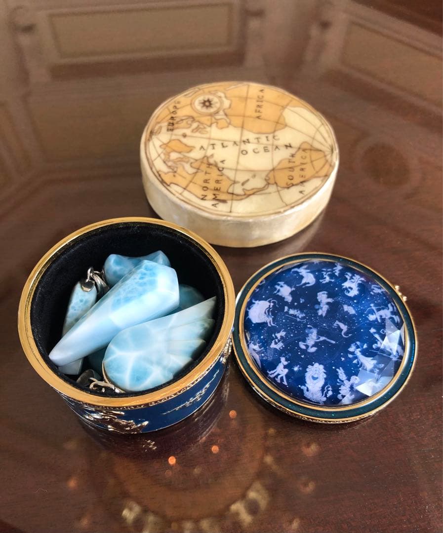 高品質　ラリマー　天使の羽　ペンダントトップ　ラリマーネックレス　チャーム