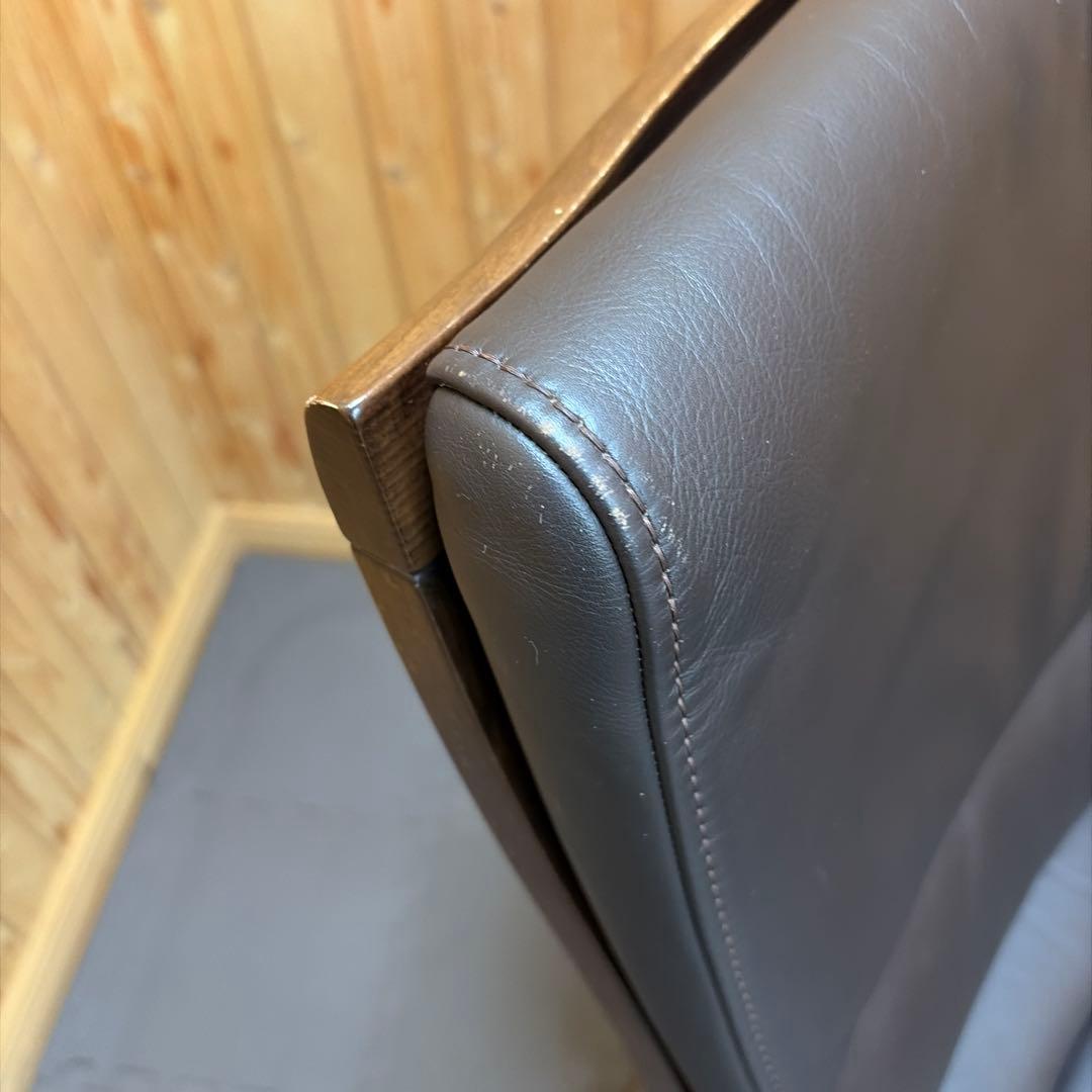 カリモク 本革 デスクチェア XT58 ダークブラウン ロッキング