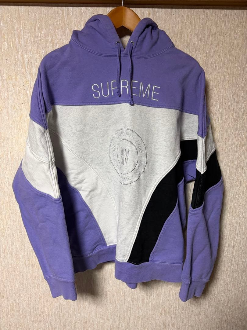 SUPREME milan パープル パーカー