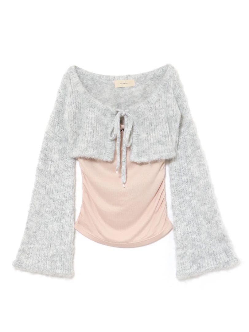 正規品 andmary Tina knit set gray