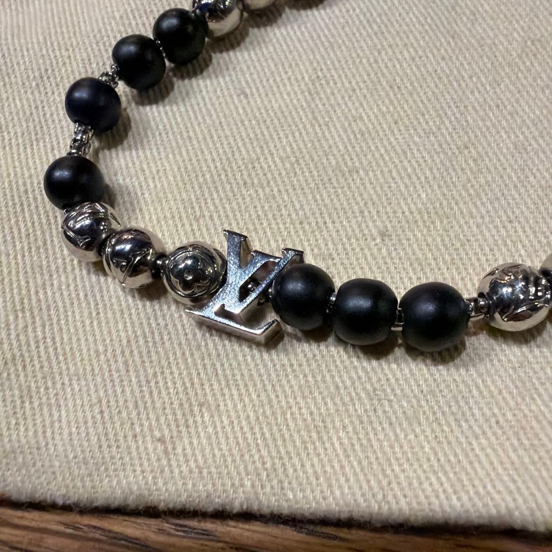 【国内正規店で購入】LOUIS VUITTON モノグラム ビーズ ブレスレット