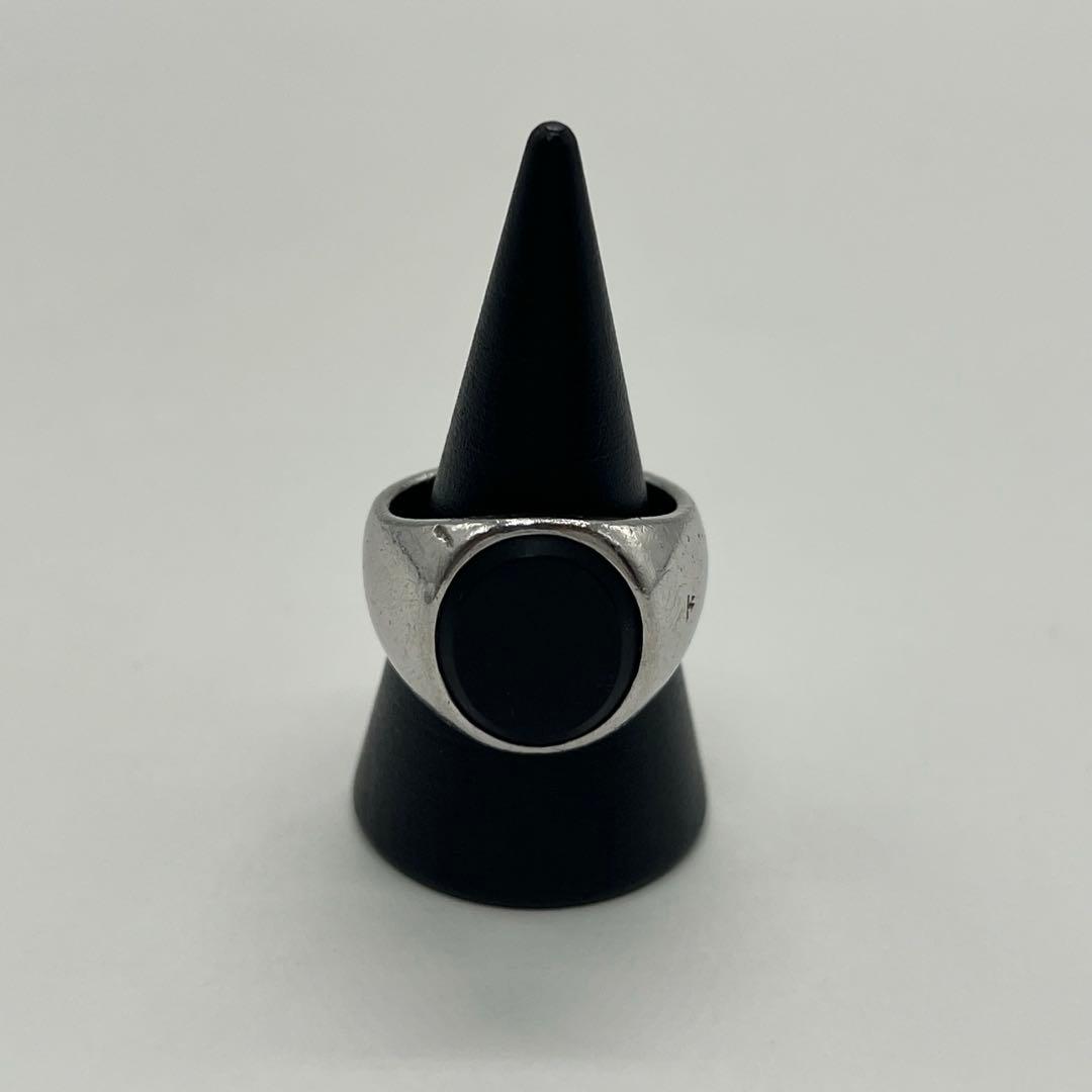 トムウッド TOM WOOD オーバル シグネット リング サイズ58 オニキス