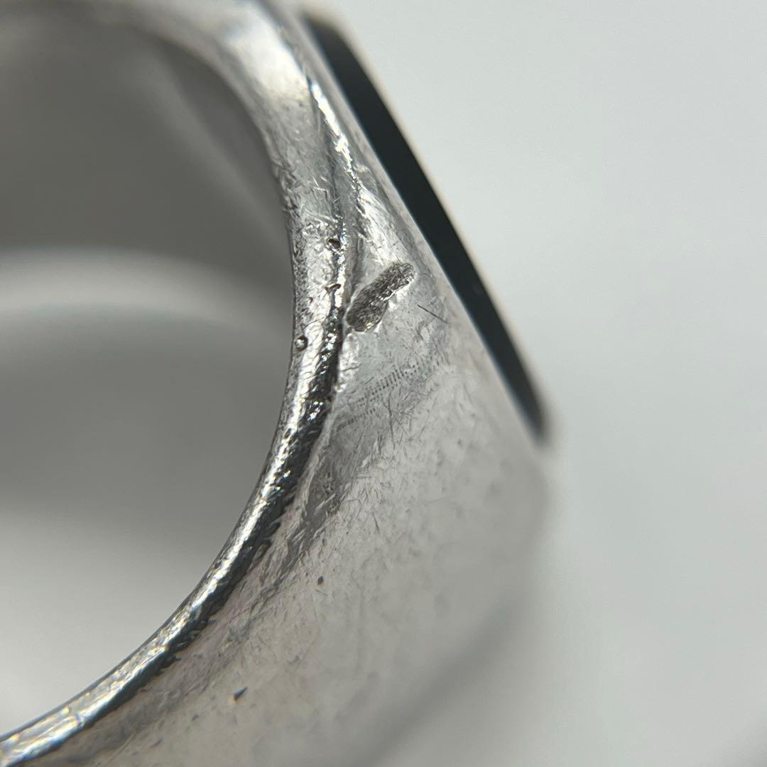 トムウッド TOM WOOD オーバル シグネット リング サイズ58 オニキス