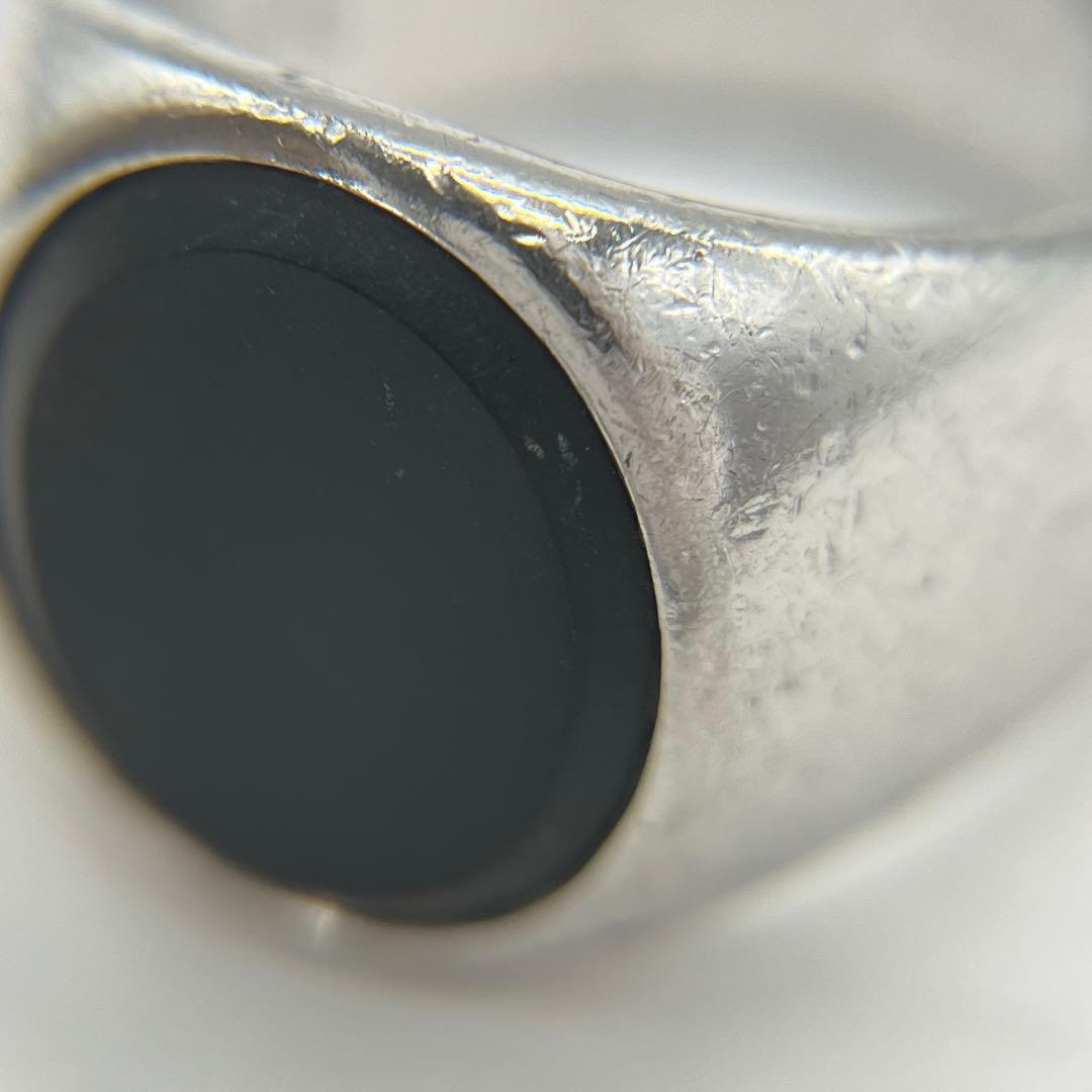 トムウッド TOM WOOD オーバル シグネット リング サイズ58 オニキス