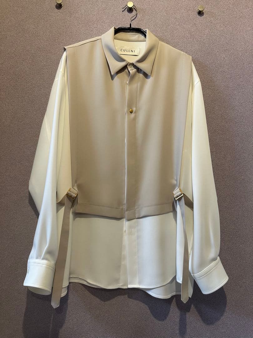 CULLNI クルニ レイヤードベルトシャツ　サイズ1