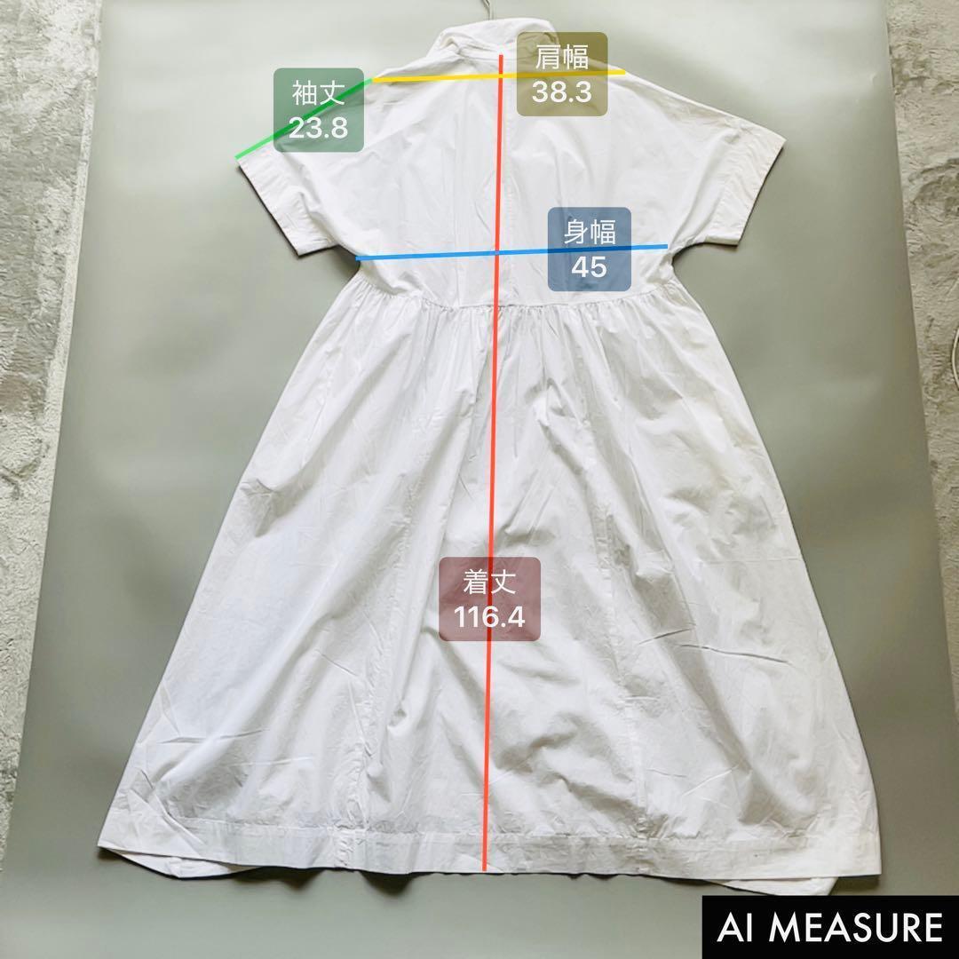 2023SS✨ヌキテパ POPLIN EMB SLEEVE DRESS 刺繍