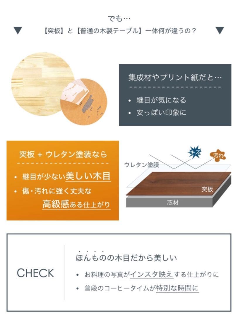 ダイニングテーブル オーク 75×75cm 2人用 高さ70cm