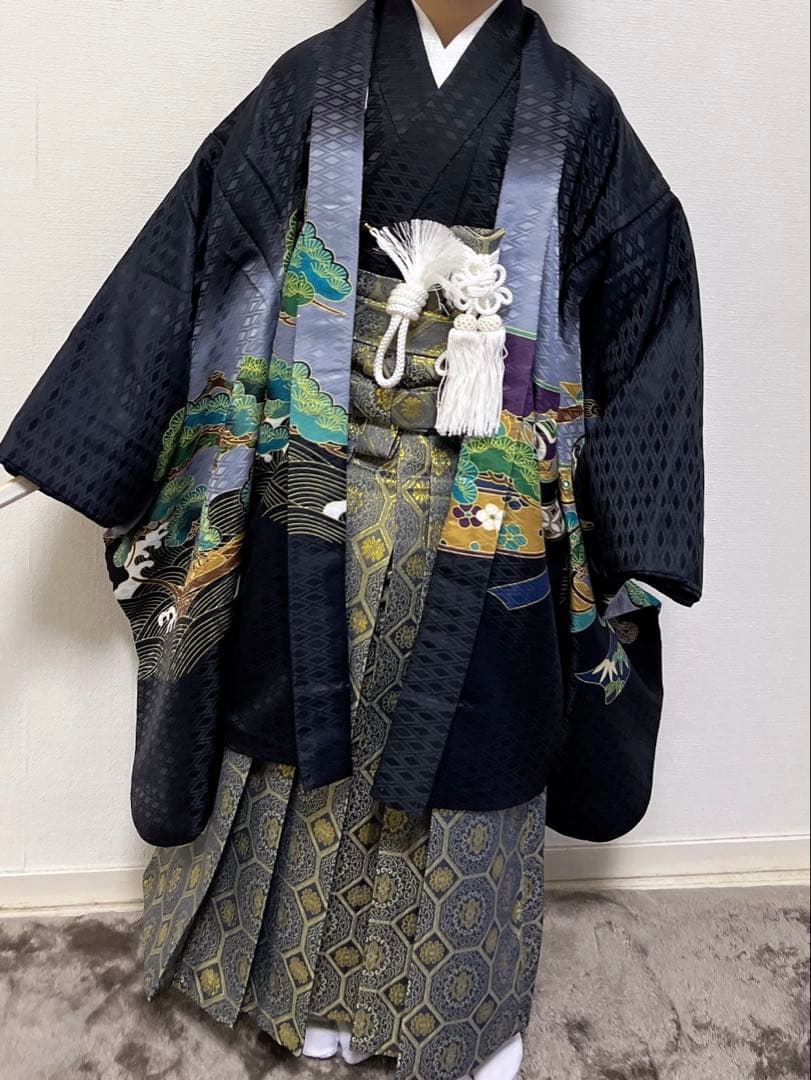 七五三 5歳 卒園 入学 着物 男の子 袴 フルセット 即日発送
