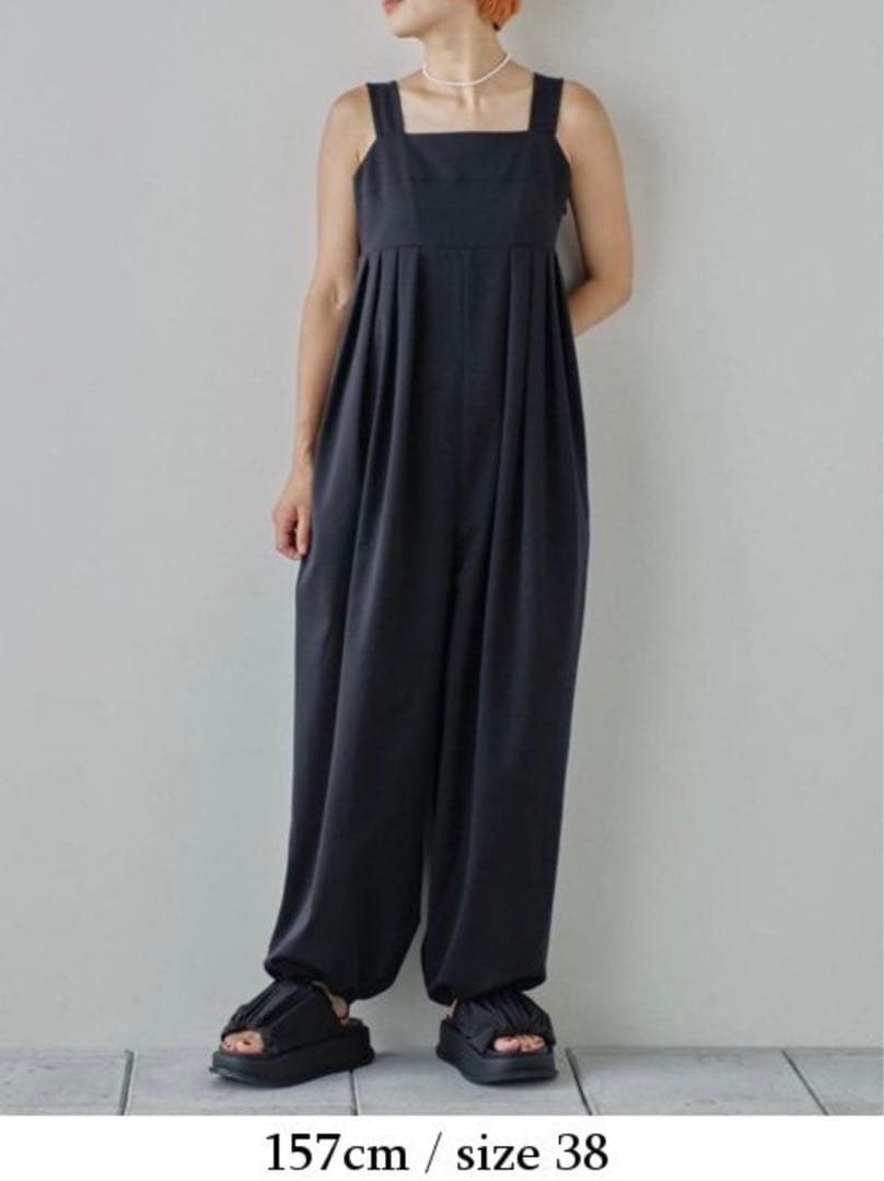 TODAYFUL Twill Balloon Combinaison ブラック