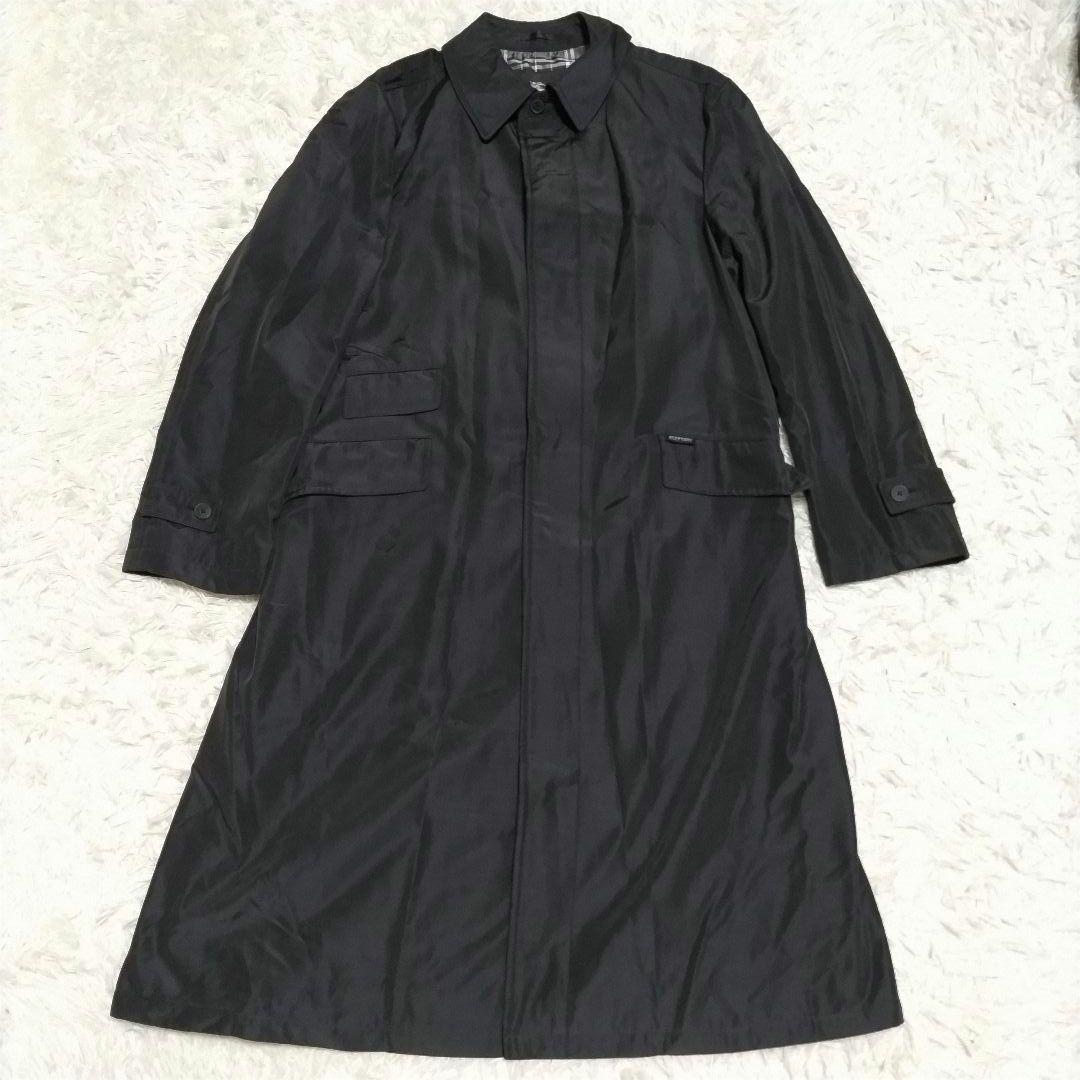 美品　バーバリーブラックレーベル　ステンカラーコート　ノバチェック　　ベルト