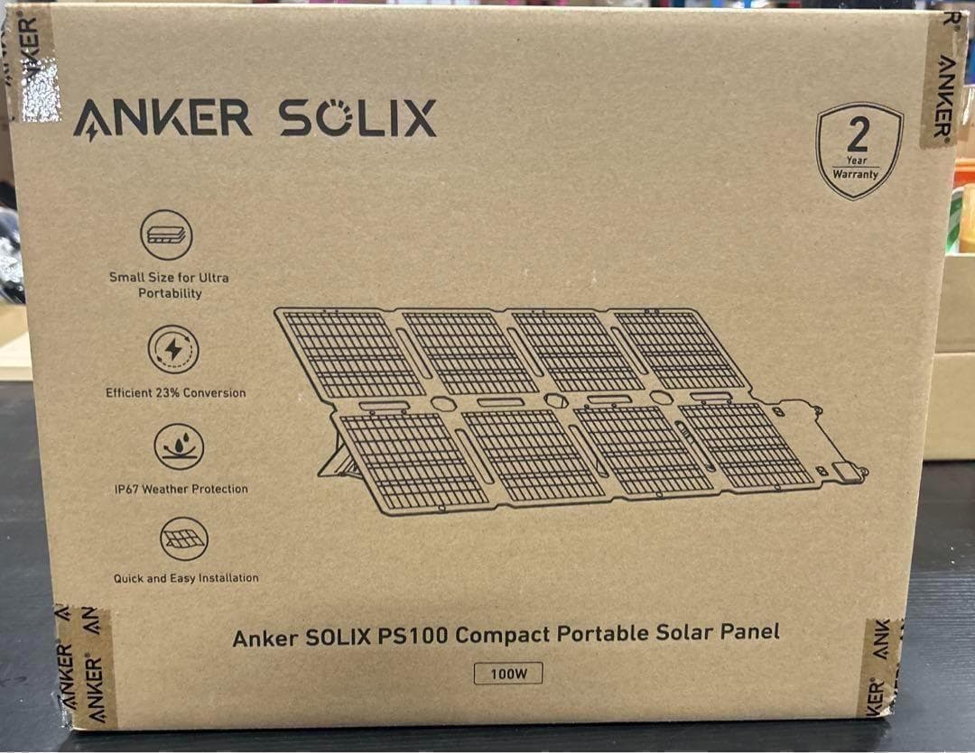 発電機・ポータブル電源 Anker Solix PS100 Compact Portable Solar