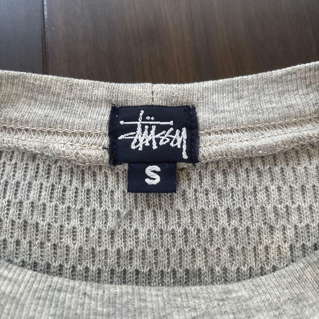 old stussy ステューシー サーマル 長袖カットソー　S USA製